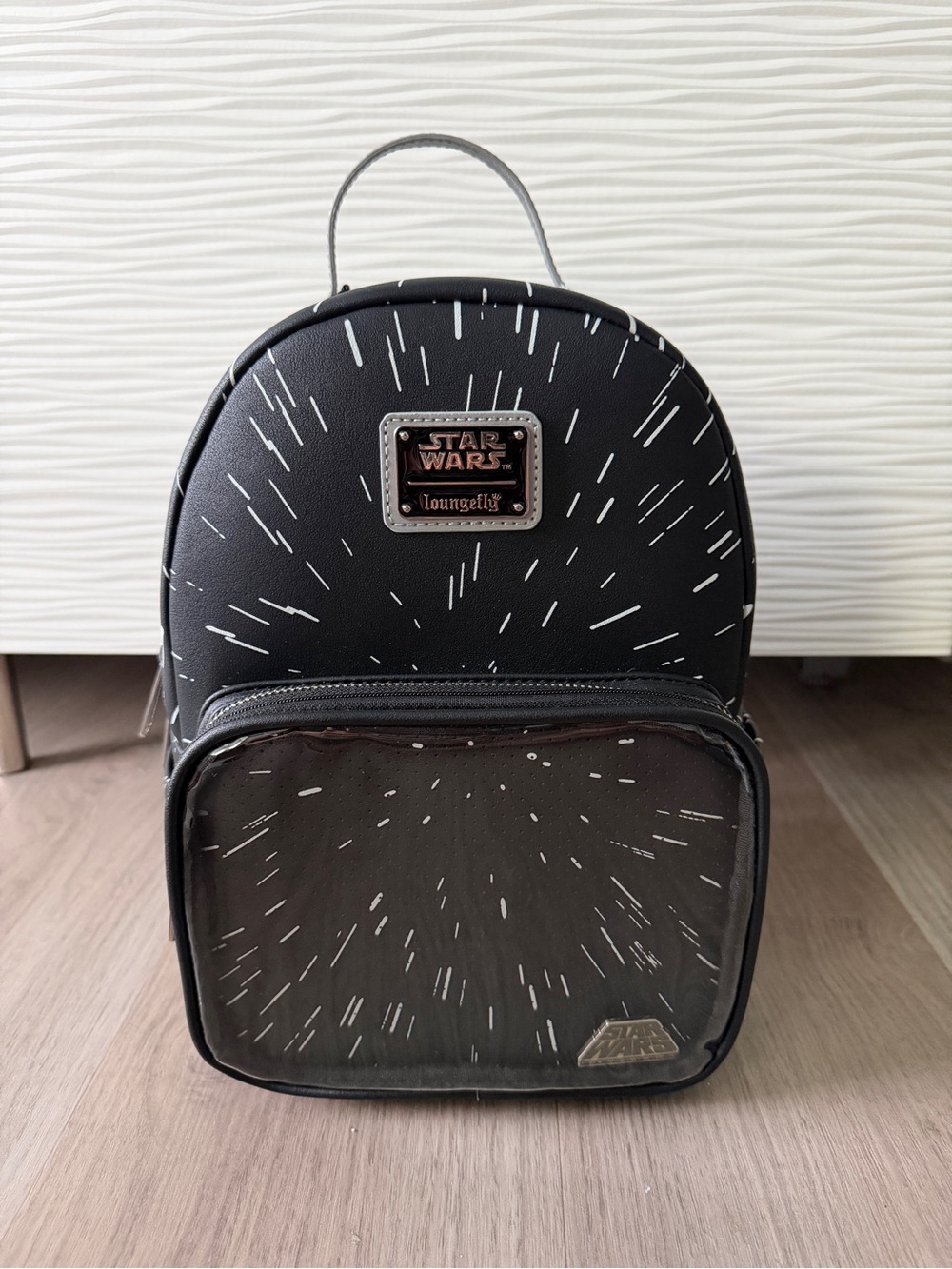 Star Wars Loungefly Backpack with Pin Display Window & Pin